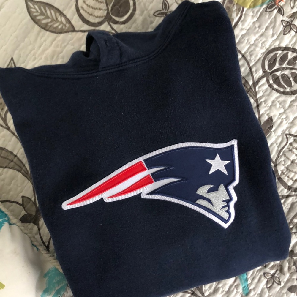 NFL Navy Patriots Hoodie Sweatshirt